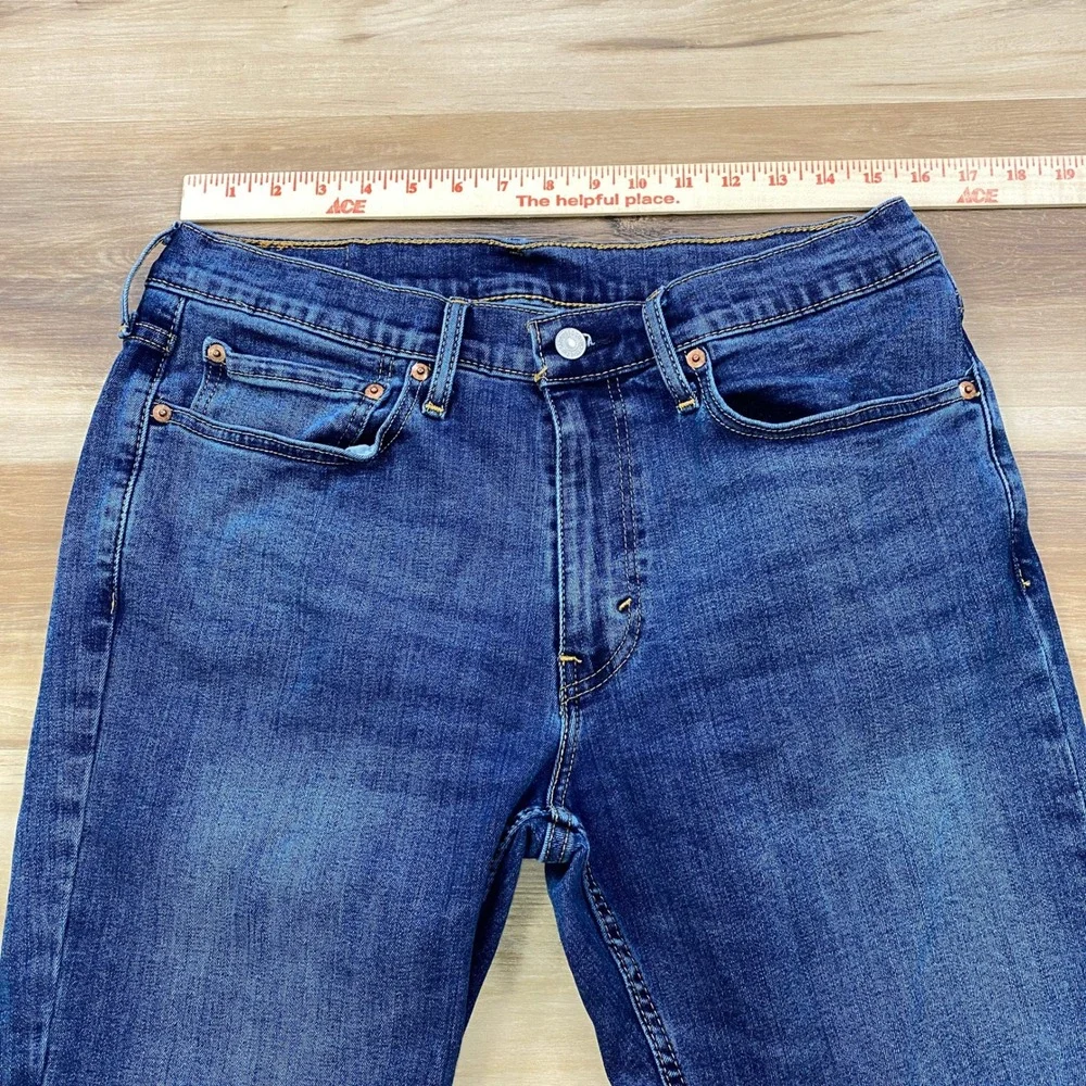 Levi's 511 Slim Fit Men 34x30 Classic Cotton Blend Stretch Jeans Blue Heritage